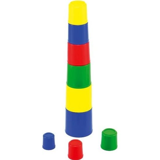 Pyramida skládanka kulatá 9ks