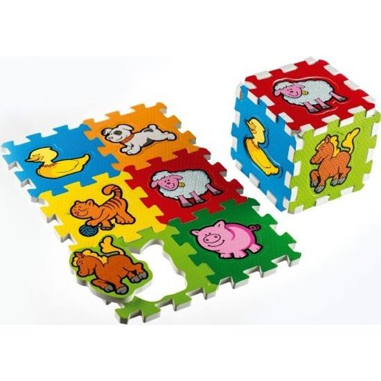 Pěnové puzzle - Moje první zvířátka - 6ks