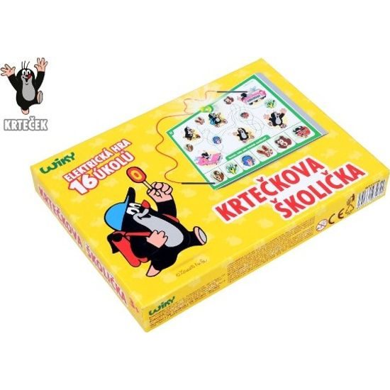 Krtečkova školička - společenská hra - Voltík na baterie