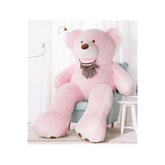 Plyšový medvěd Maty 190 cm XXL růžový
