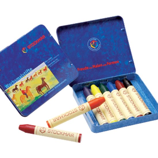 Voskové PASTELKY, sada 8 ks, standardní barvy