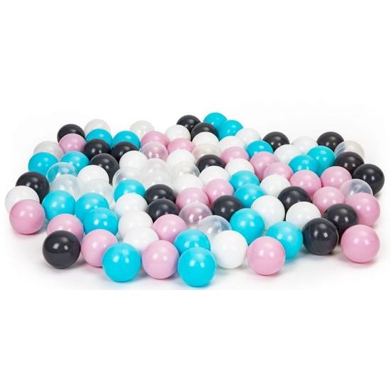 Ecotoys sada barevných míčků do stanu 100 ks Happy Color