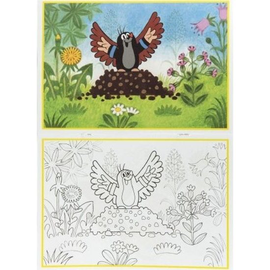 Omalovánky - Krtek se raduje