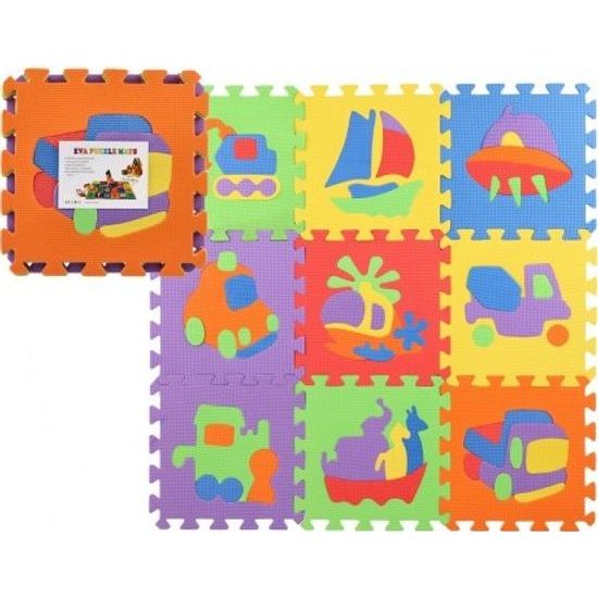 Pěnové puzzle Dopravní prostředky - 10ks