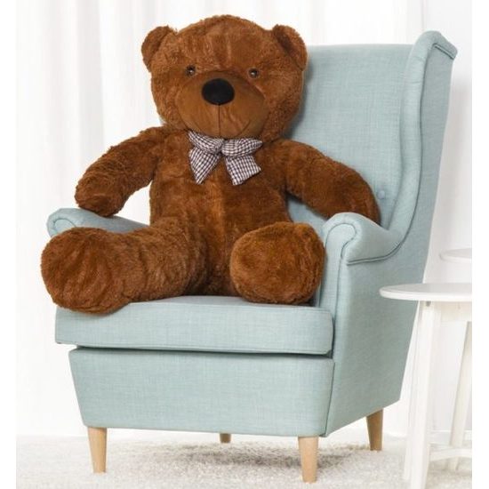 Plyšový medvěd Kvído 130 cm hnědý