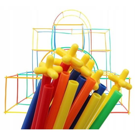 Kreativní stavebnice ze slámek Straws Blocks 800 dílků