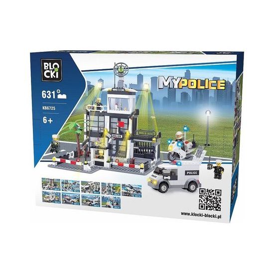 POŠKOZENÝ OBAL Blocki velká policejní stanice 631 dílků