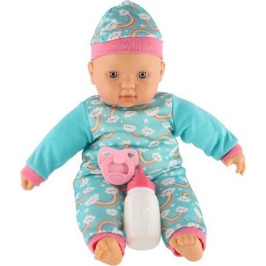 Panenka miminko - měkké tělo s lahvičkou s dudlíkem