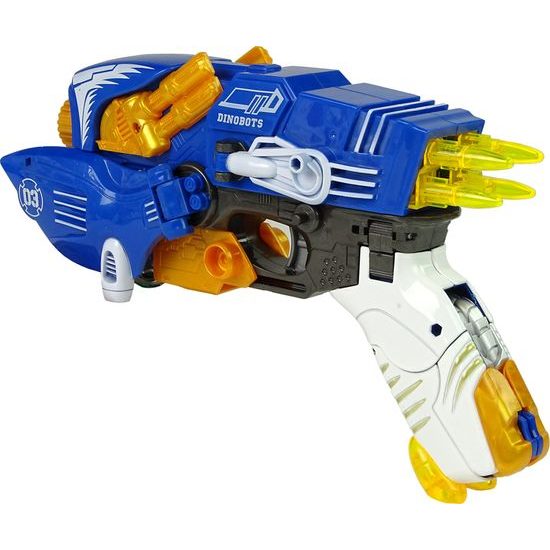 Dinosauří pistole 2v1 modrá