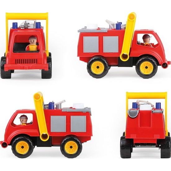 Auto hasiči s figurkou