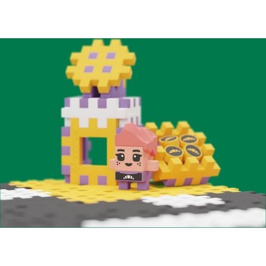 MARIOINEX Stabevní bloky Mini waffle city 280ks