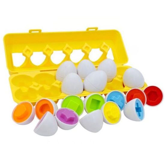 Dětská edukační Montessori ukládačka Veselá vajíčka
