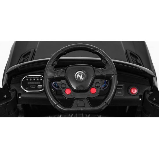 Dětské elektrické autíčko Land Rapid Racer černé