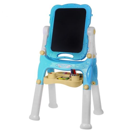 Oboustranná XXL kreslící tabule Little Artist modrá