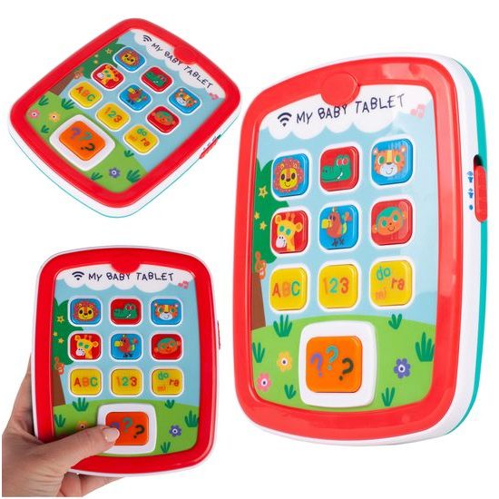 Huile Toys interaktivní dětský tablet pro nejmenší MyBaby Tablet