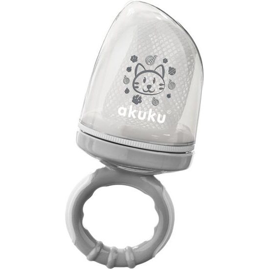 Plnící dudlík se síťkou Akuku šedá kočka