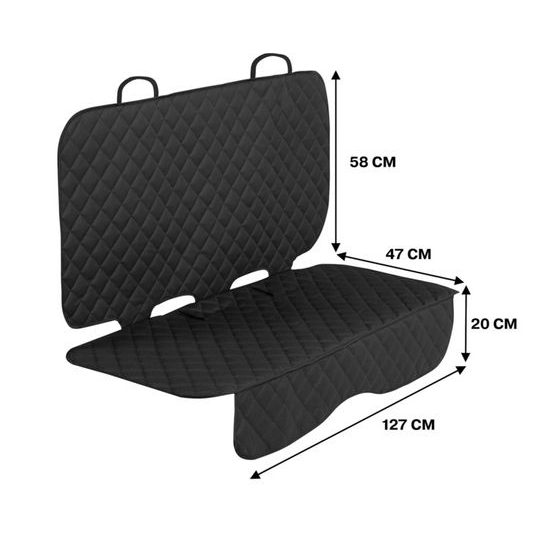 Ochranná podložka do automobilu Caretero černá
