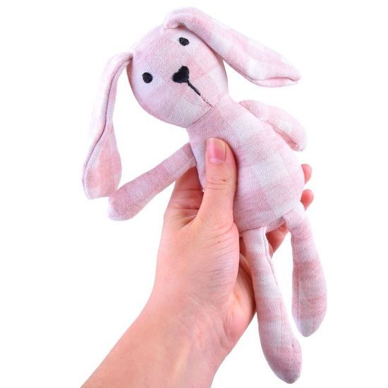 Panenka Sylvie s plyšovým králíčkem 30 cm