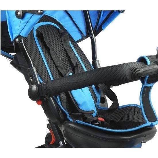 Majlo Toys multifunkční tříkolka s nafukovacími koly PRO500 modrá