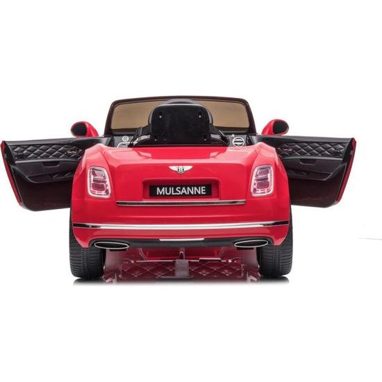 Elektrické autíčko Bentley Mulsanne lakované červené