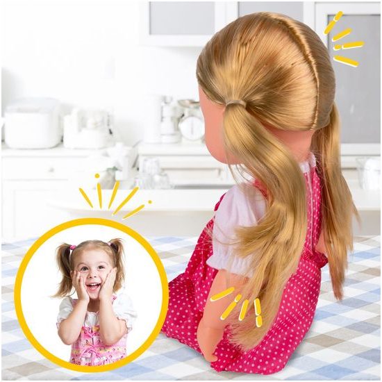 Interaktivní mluvící panenka s příslušenstvím Lucky Doll 33 cm