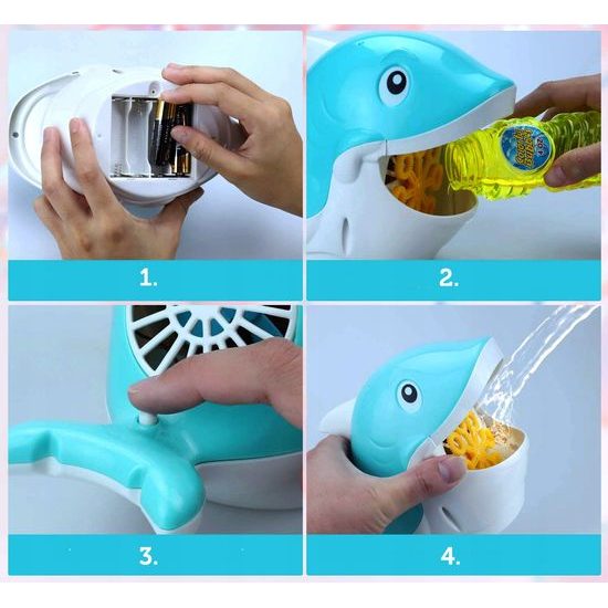 Dětský bublinkovač Delfínek