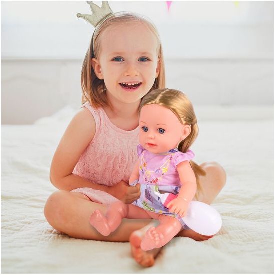 Interaktivní mluvící panenka s příslušenstvím My Baby 33 cm