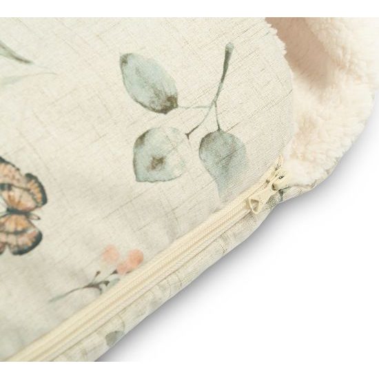 Zimní fusak do kočárku/ do autosedačky - olivy