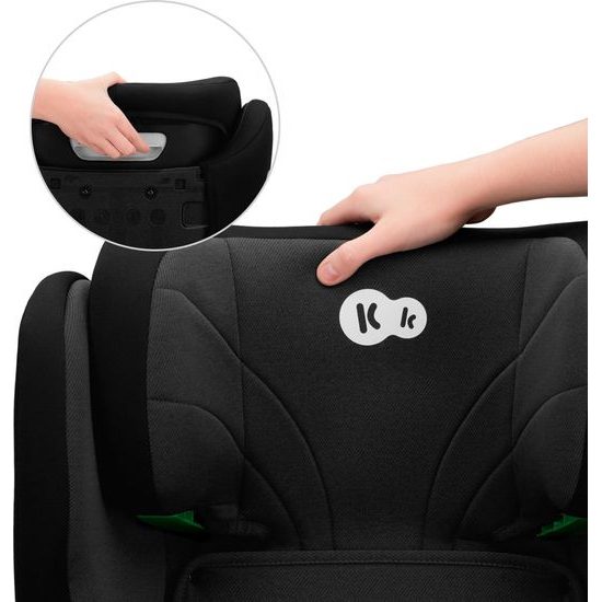 Autosedačka Kinderkraft Junior FIX 2019 Isofix black