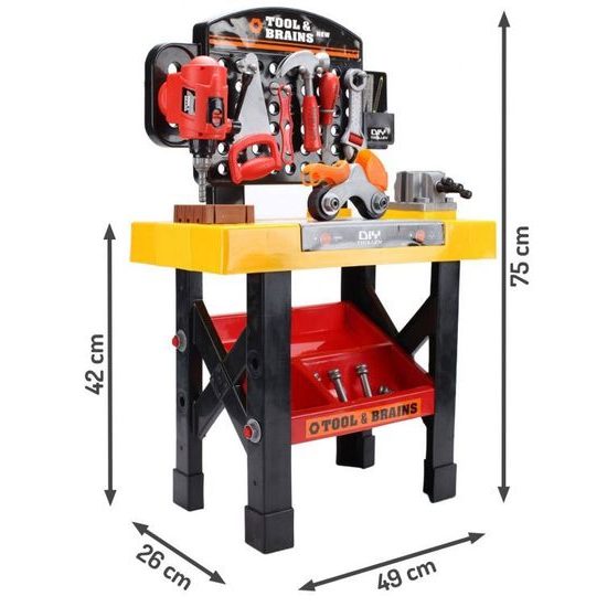Ecotoys dětská pracovní dílna Tool