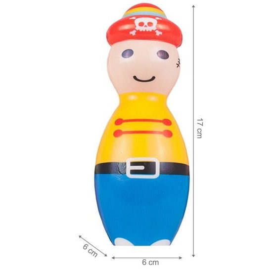 Dětské pěnové kuželky Pirate Bowling