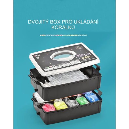 Neónové zažehlovací korálky Neon Iron Beads 10000 kusů