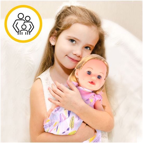 Interaktivní mluvící panenka s příslušenstvím My Baby 33 cm