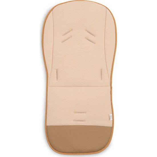 Vložka do kočárku univerzální Lesní zvířátka, meruňková