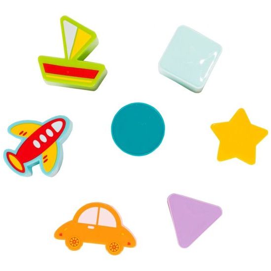 Interaktivní hrající autíčko s cimbálkami Happy Bus modré