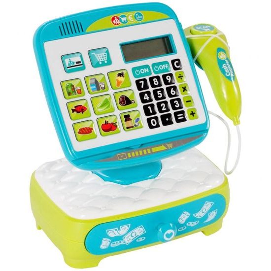 Dětská elektronická pokladna s LED displejem Happy Cash