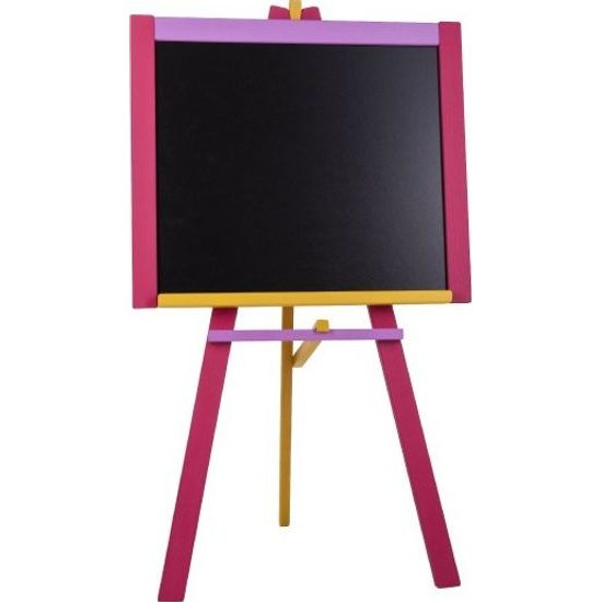 Dřevěná Tabule stojanová - růžová sololit
