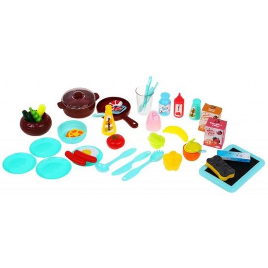 Majlo Toys dětská kuchyňka se zvuky a párou- žlutá