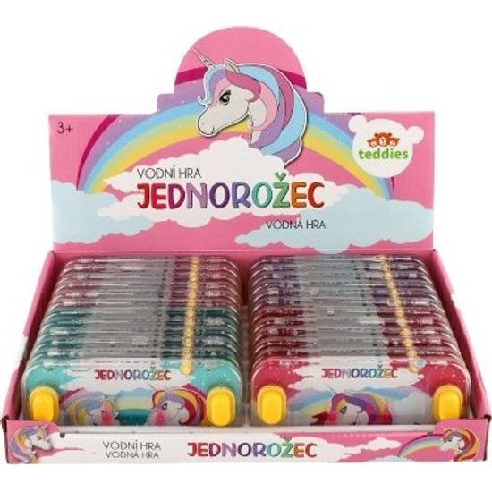 Vodní hra hlavolam - jednorožec -mix 4 druhy