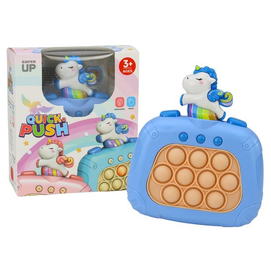 Senzoricka hra Pop It na baterie modrá