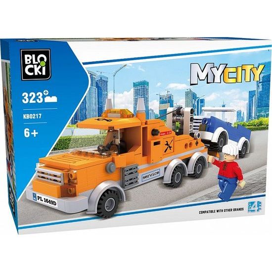 Blocki MyCiyt stavebnice odtahové auto 323 dílků