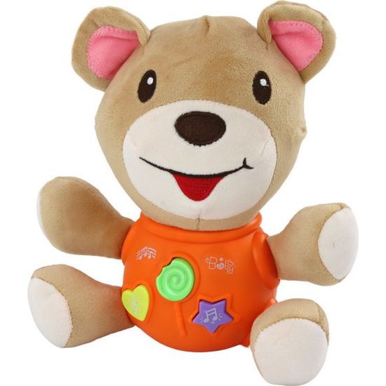 Interaktivní hrající medvídek, oranžový