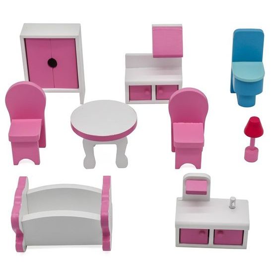 Dřevěný domeček pro panenky rezidence Blanka