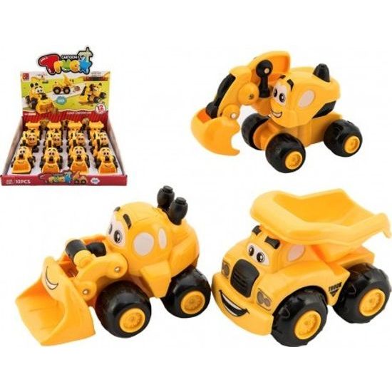 Stavební Auto pro nejmenší - mix 3 druhy