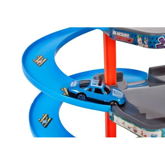 Parkovací garáž s výtahem a 2 autíčky Garage Playset