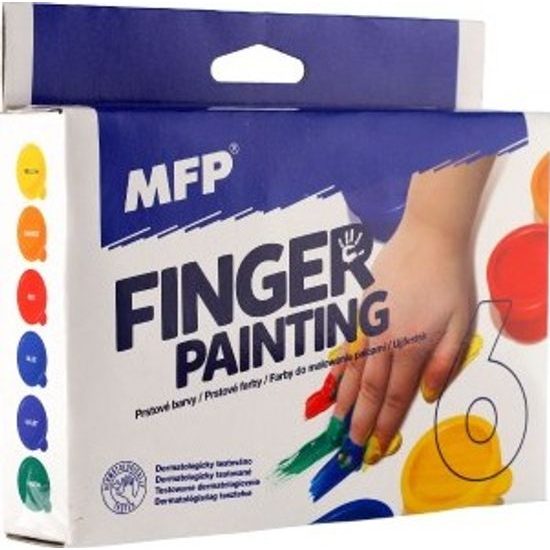 Prstové barvy 6 ks