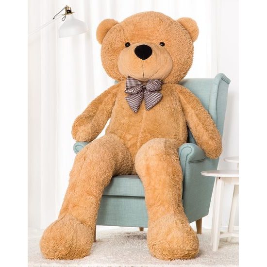 Plyšový medvěd Kvído 220 cm XXL béžový