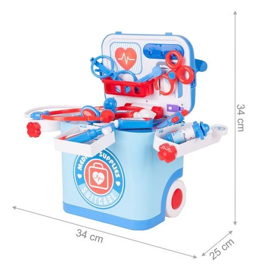 Dětský lékařský kufřík s příslušenstvím na baterie Family Doctor