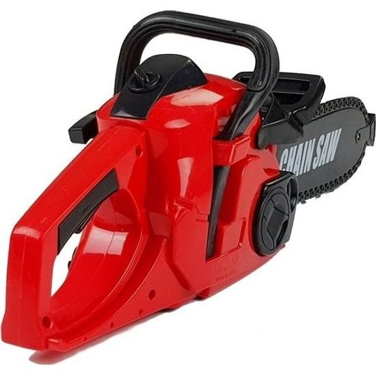 Motorová pila pro děti s ochrannými brýlemi