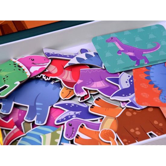 Magnetické puzzle dinosauři 36 dílků
